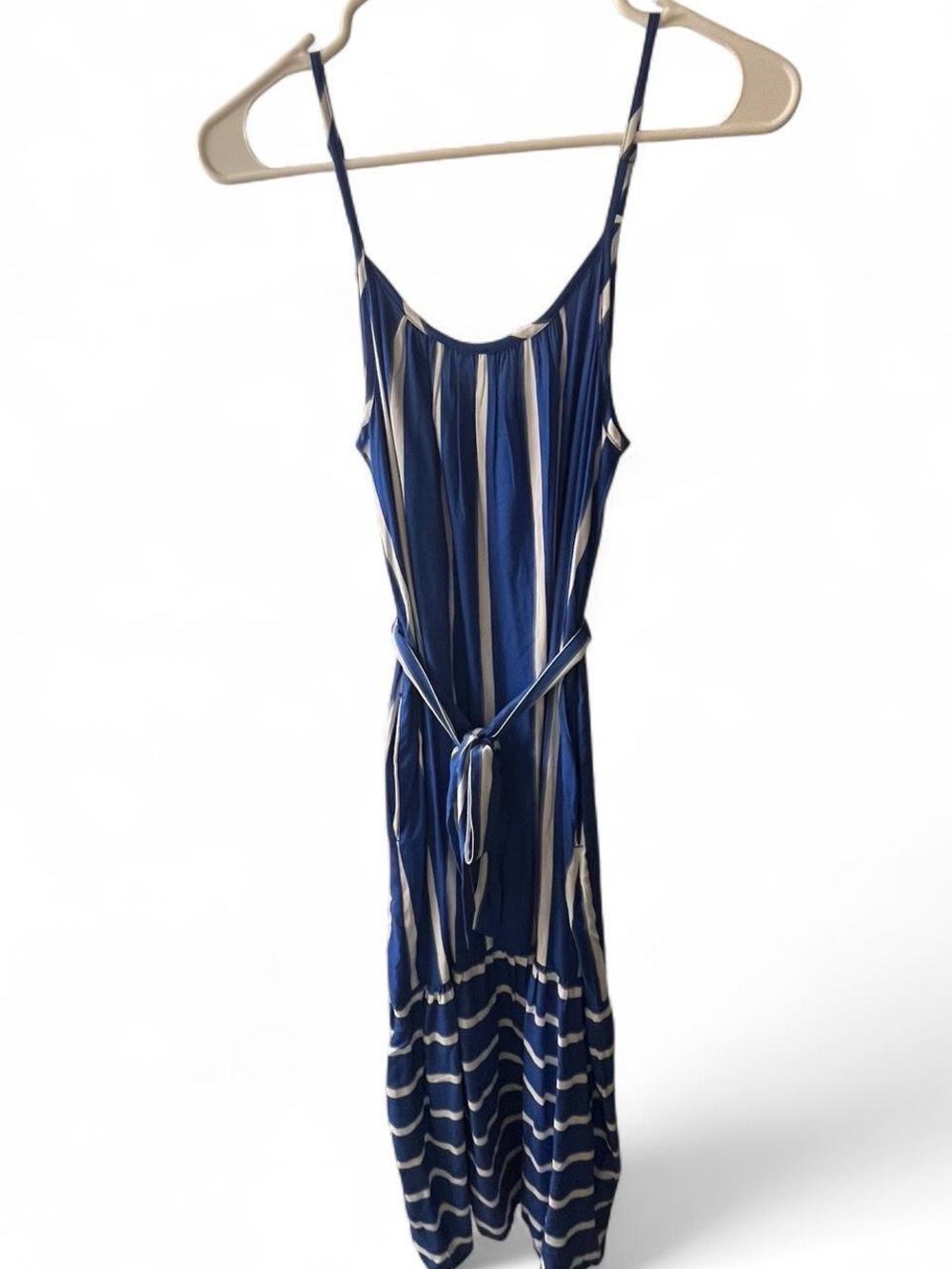 Blue & White Striped Sundress - Picture 2 of 4